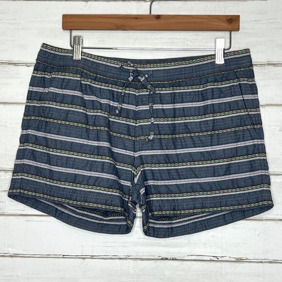 Mountain Khakis Helena Relaxed Fit Shorts Stripe Size Medium - Picture 1 of 9